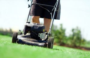 Safety Glasses & Mowing The Lawn